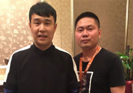 广州万向娱乐与明星合影